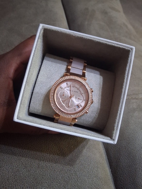 Michael Kors Accessories - Michael Kors Rose Gold Tone Chronograph Watch